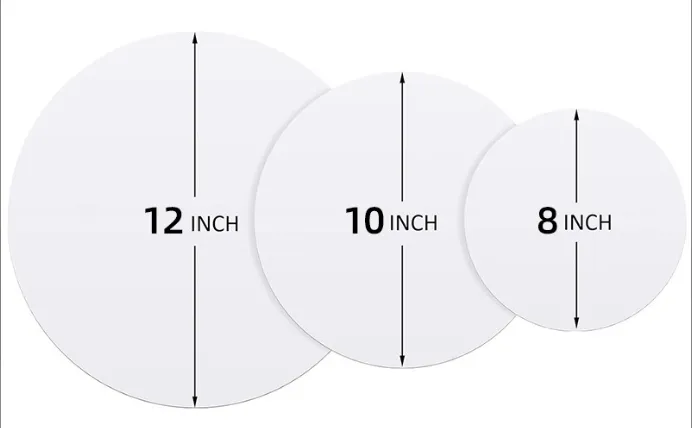 Dortový základ, kulatá podložka na dort, podnos na dort Food Grade Ivory Board Fbb Paper